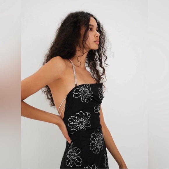 FOR LOVE & LEMONS crystal embellished PAMELA dress small - Picture 3 of 16